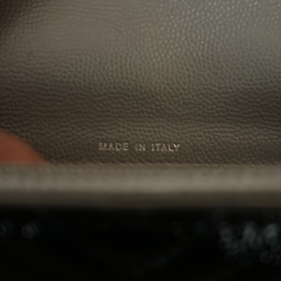 Authentic Chanel Quilted Chevron Boy Wallet Crossbody WOC - Picture 7 of 14